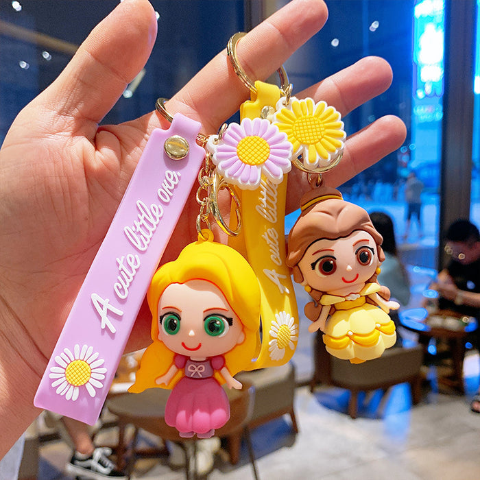 Keychains de dibujos animados de PVC al por mayor