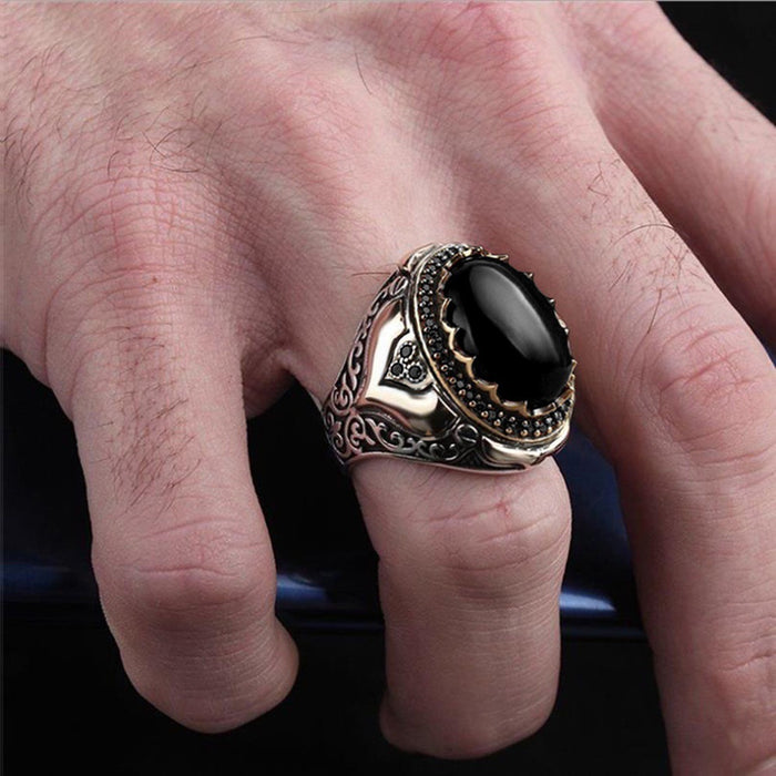 Wholesale Fashion Stylish Winding Agate Stone Ring