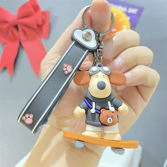 Wholesale PVC Cartoon Doll Keychain JDC-KC-WuYi021