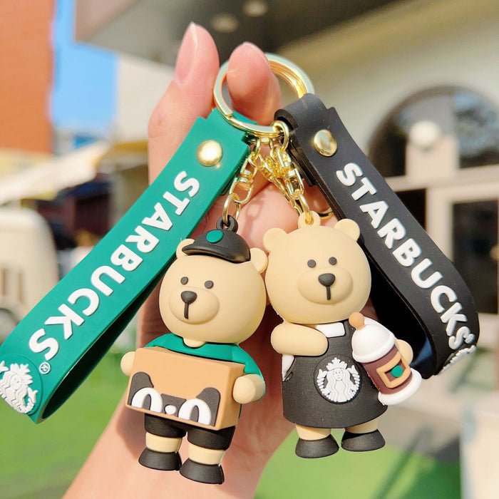 Wholesale Cute Cartoon Doll Silicone Keychain JDC-KC-WC021