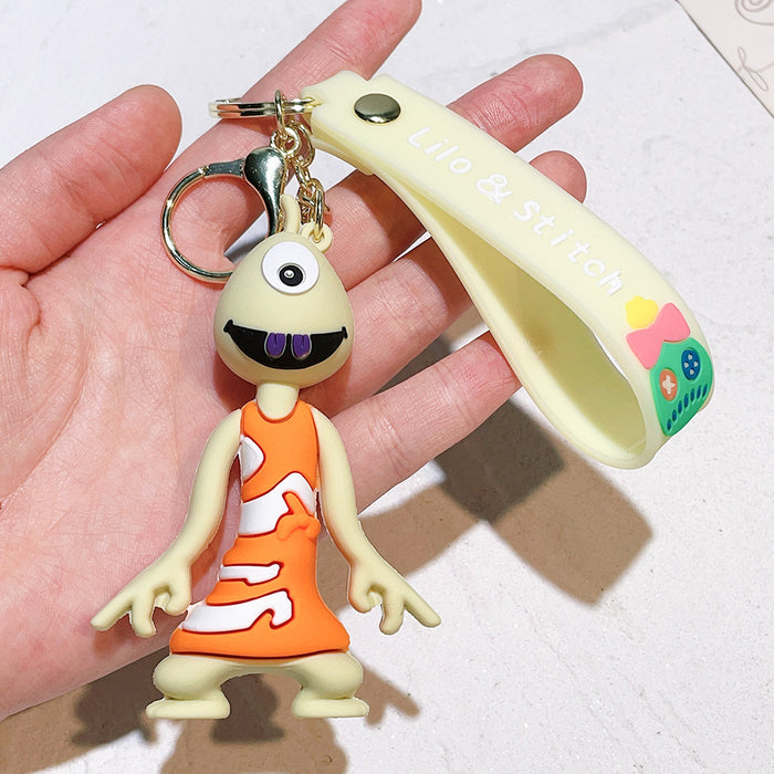 Wholesale Cartoon Silicone Doll Keychain JDC-KC-QiChao019