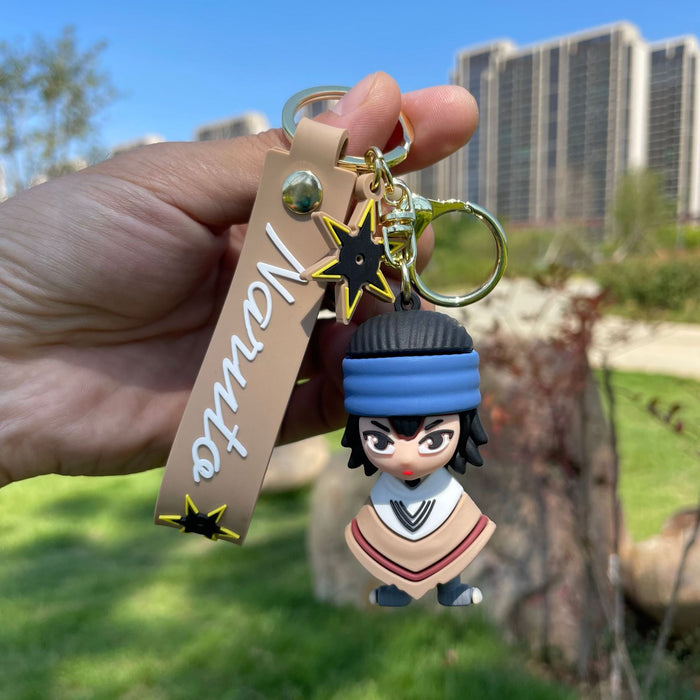 Wholesale PVC Anime Keychain Pendant Cartoon Student Backpack Pendant Car Keychain