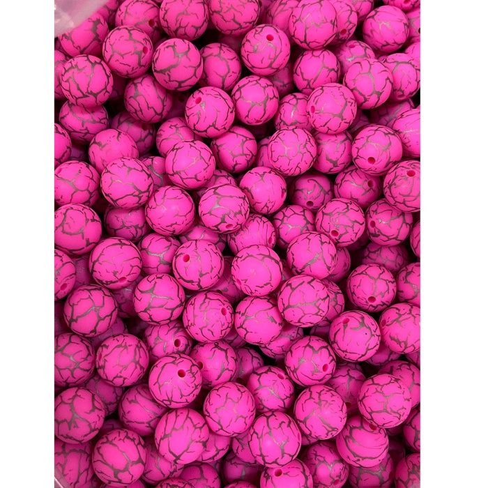 Wholesale 50pcs Leopard Print Series Silicone Balls JDC-BDS-HongZhou013