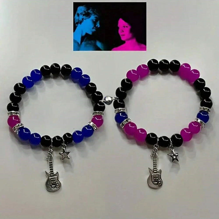 Wholesale Guitar Five-pointed Star Love Magnetic Bracelet