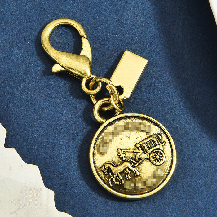 Wholesale Multi Style Dinosaur Clover Heart Animal Gold Alloy Keychain Pendant Fashion Jewelry Accessory