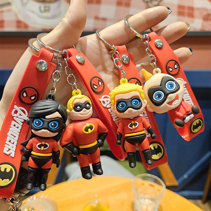 Wholesale Cartoon Doll Silicone Keychain JDC-KC-YiZhuo011