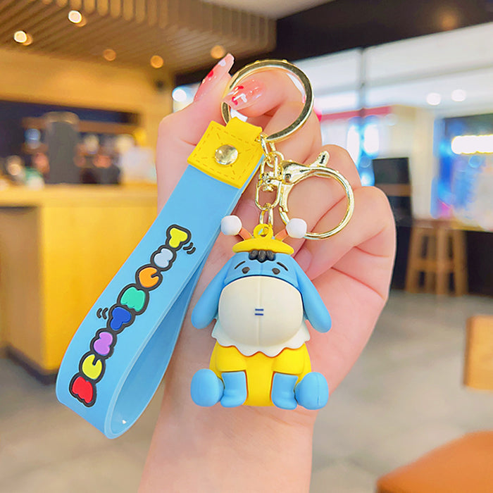 Wholesale Silicone Cartoon Doll Keychain JDC-KC-KuM003