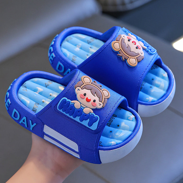 Wholesale  children's slippers boys and girls indoor non-slip soft bottom