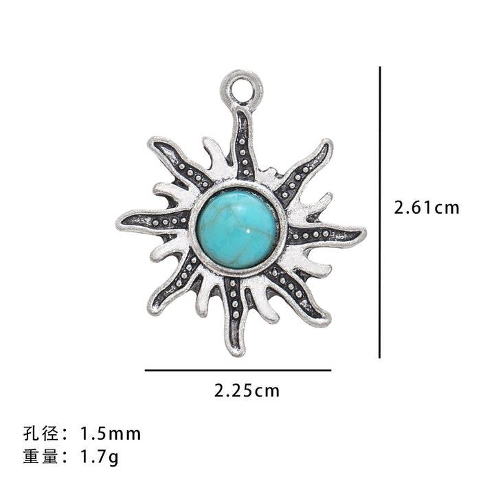 Wholesale 50pcs Turquoise Bohemian Ethnic Style Earrings