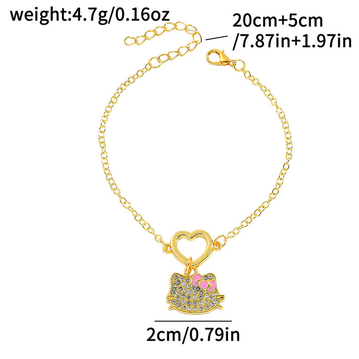 Wholesale Cartoon Anime Cat Bracelet
