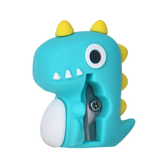 Wholesale Cute cartoon little dinosaur creative student pencil sharpener pencil sharpener stationery prizes