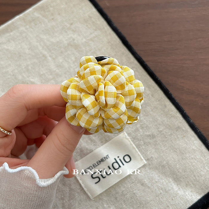 Wholesale Flower Gripper New Fabric Fashion Back of the Head