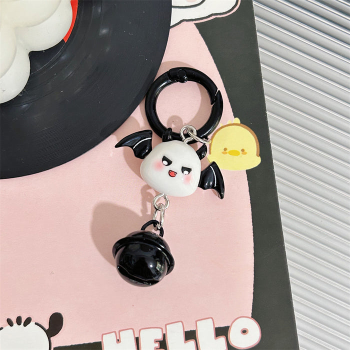 Wholesale  Bat Bell Resin Plastic Keychain Fashion Decorative Accessory Gift