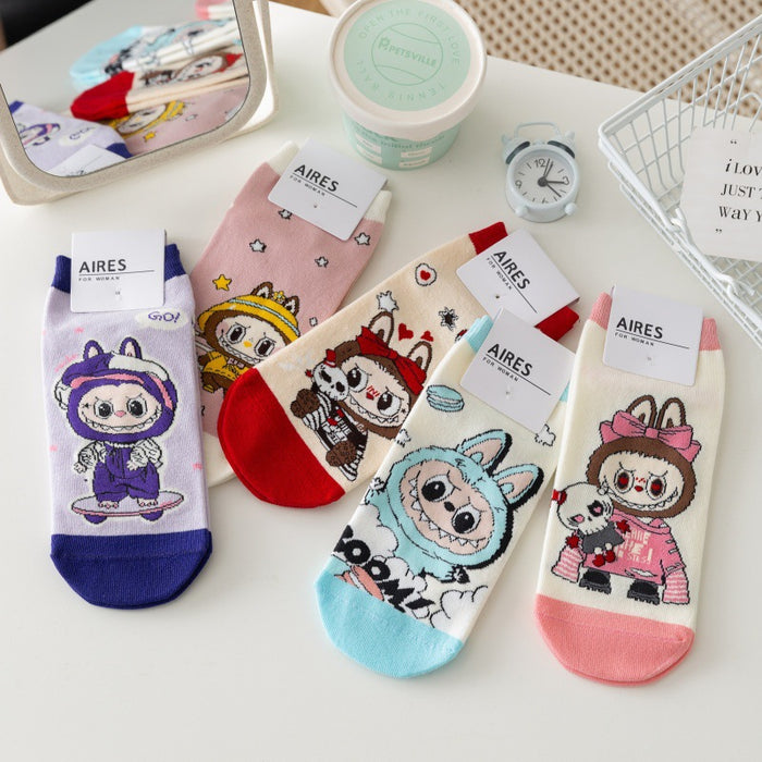 Wholesale Cotton Cartoon Short Socks JDC-SK-Lanh006