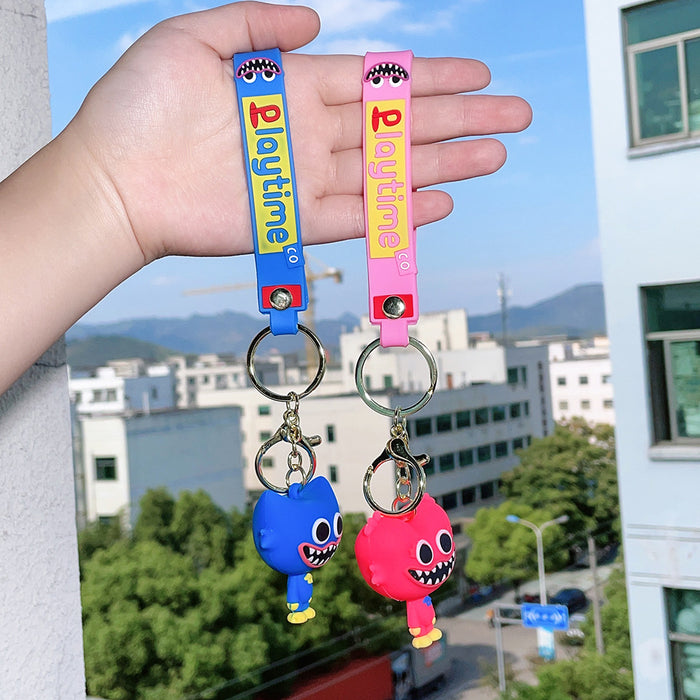 Wholesale Keychain Doll Silicone Pendant PVC Car Couple