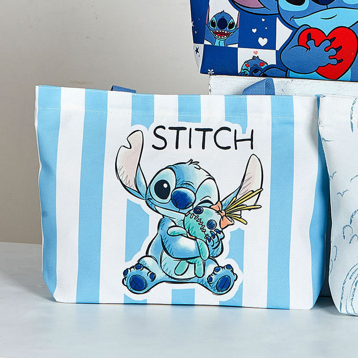 Wholesale Cartoon Canvas Bag Large Capacity Zippered Canvas Tote Bag Bear Cute Student Shoulder Bag