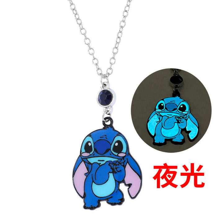 Wholesale Cartoon Versatile Clavicle Necklace Hip-Hop Style Couple Necklace