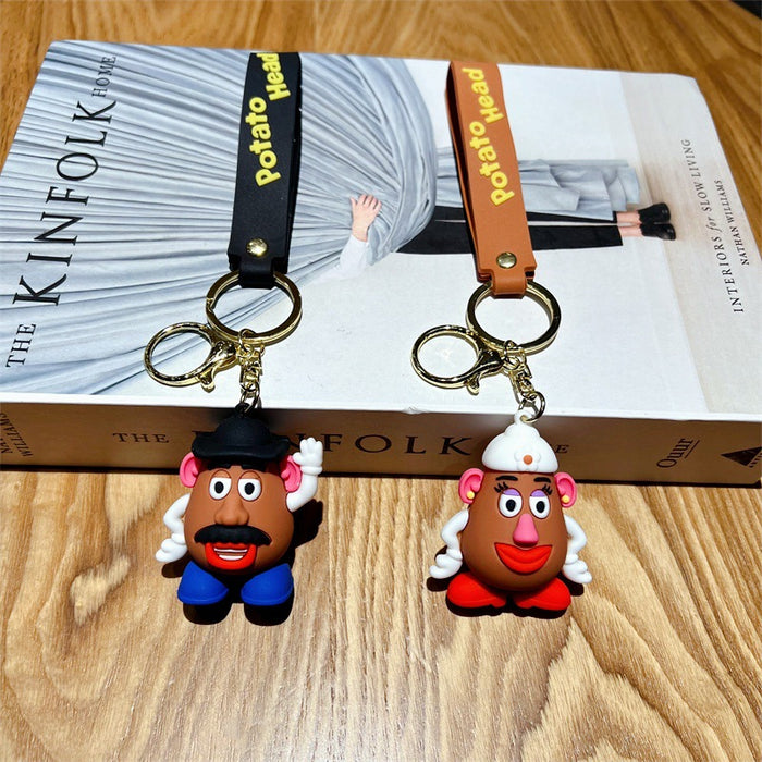 Wholesale Creative Cartoon Cute PVC Soft Keychains JDC-KC-JinB025