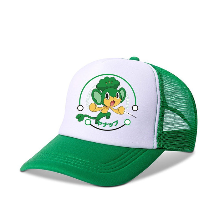 Wholesale Cartoon Baseball Cap Mesh Breathable Dome Hat Hip Hop Sports Cap
