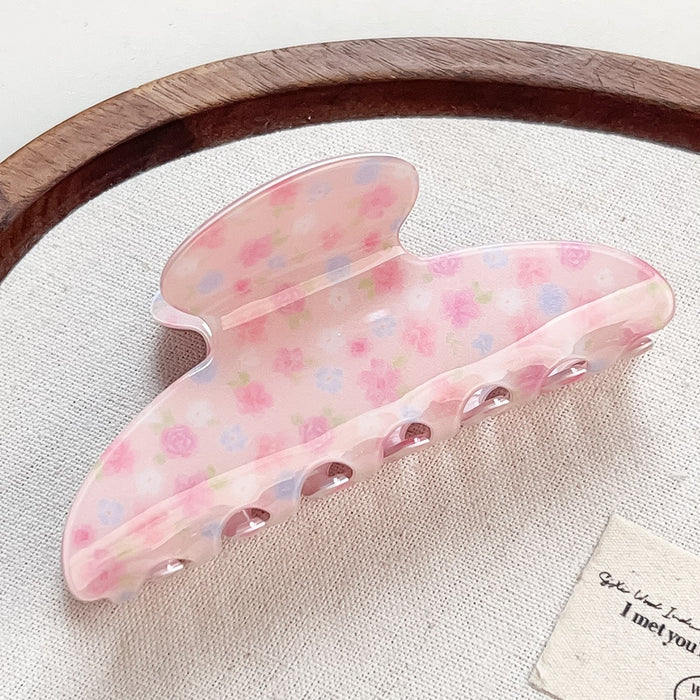 Wholesale PVC Plaid Claw Hair Clip - Retro Fashion Accessory