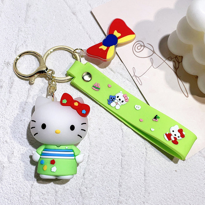 Wholesale PVC Cartoon Doll Keychain JDC-KC-Qiwei023