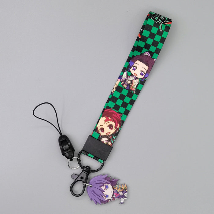 Wholesale Cartoon Lanyard Keychains Removable Wrist Strap