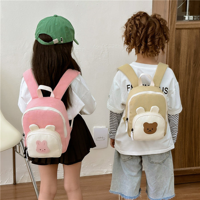 Wholesale Canvas Cute Mini Kids Backpack JDC-BP-YuanDuo077