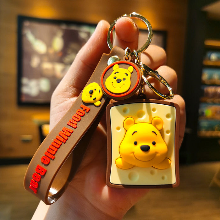 Wholesale Rubber Cartoon Doll Three-dimensional Keychain JDC-KC-Tingm121