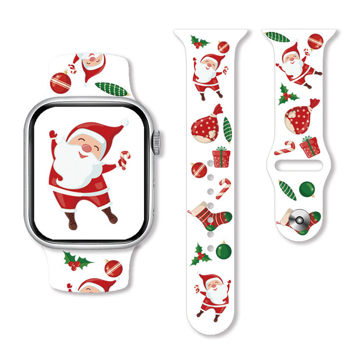 Wholesale Printed Silicone Watch Strap JDC-WD-NuoQi019