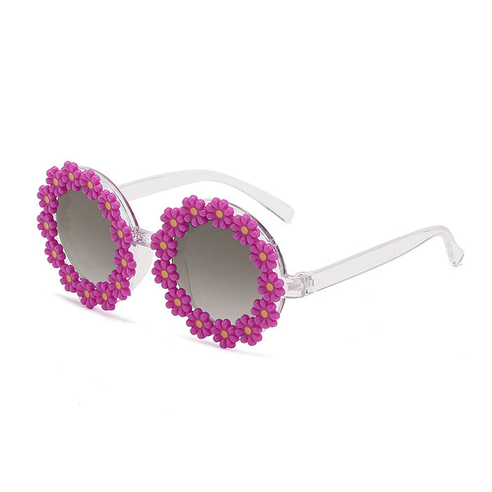 Wholesale Adult Daisy Sunglasses Cute Flower Sunglasses Sunflower Parent Child Sunglasses