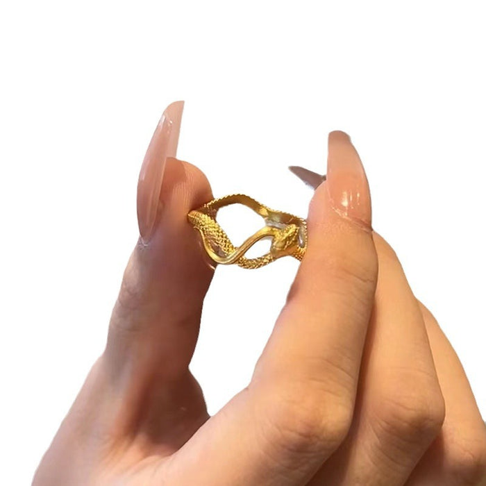 Wholesale gold Alloy snake ring  snake ring holiday gift for girlfriend