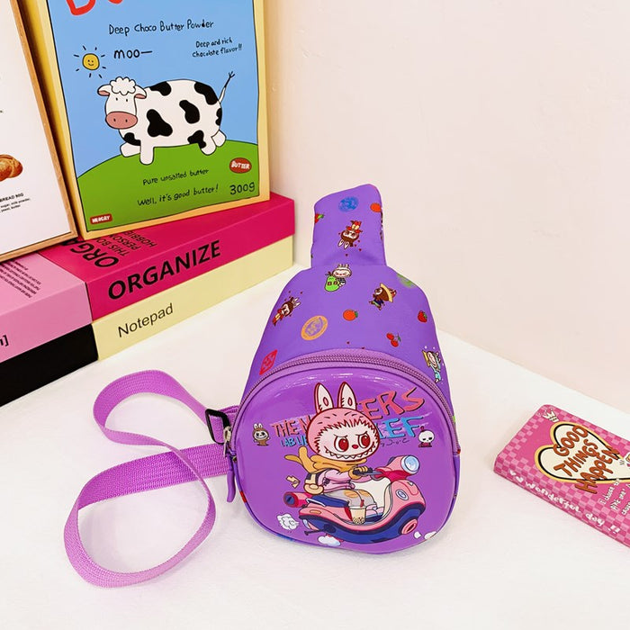 Wholesale Chest Bag Cartoon Anime Cute Kids Crossbody Bag New Printed Children' s Bag