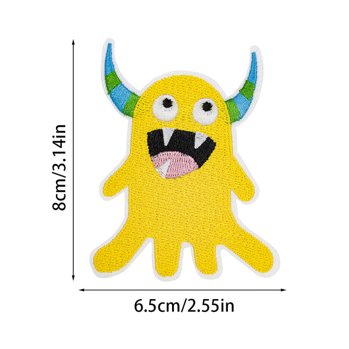 Wholesale Small Monster Embroidered Cloth DIY Patches