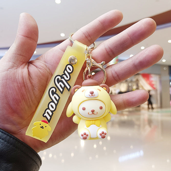 Wholesale Animal Hat Doll Keychain JDC-KC-KuangK008