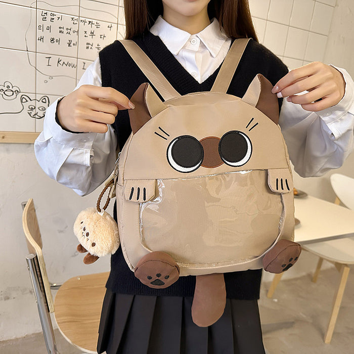 Wholesale School Bag Lightweight Large Cute Cat Backpack