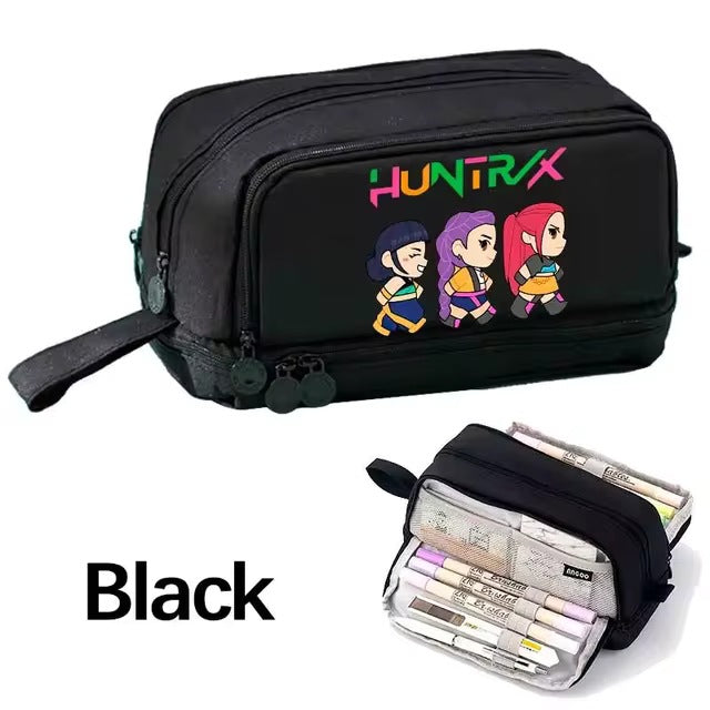Wholesale Fashion Polyester Cartoon Pencil Case Multifunctional Stationery Pouch Cute School Bag
