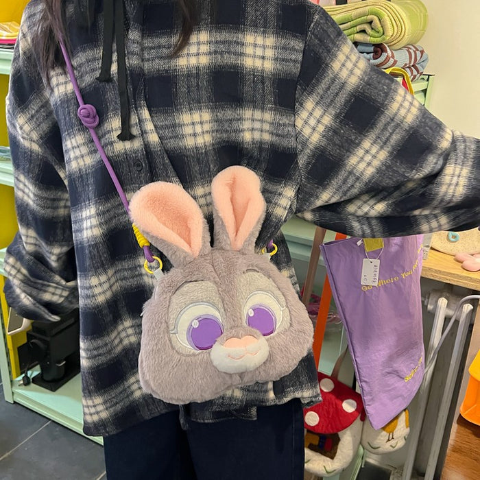 Wholesale Cartoon Cute Rabbit Plush Shoulder Messenger Bag JDC-SD-Youk001