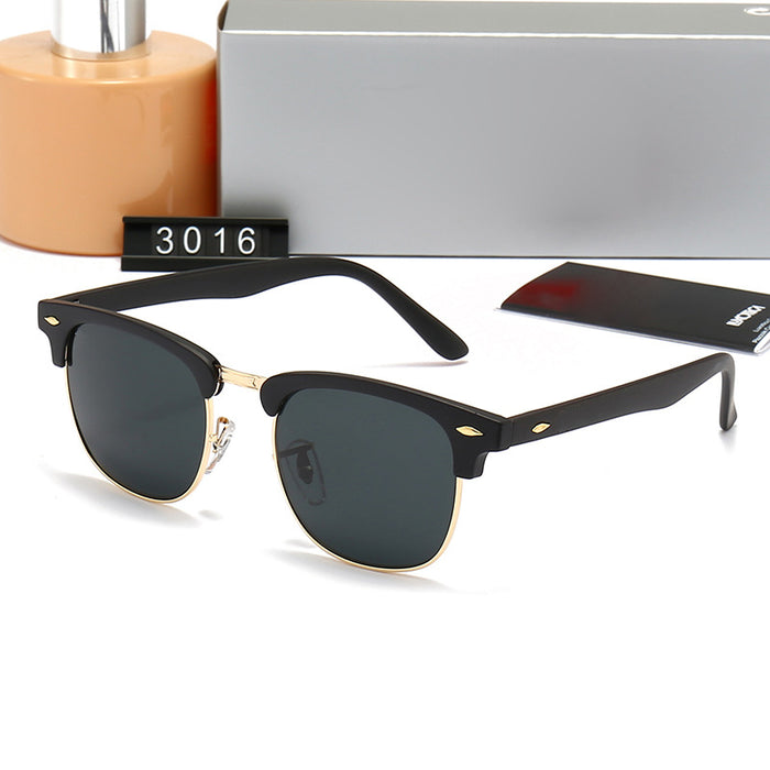 Wholesale New Glass Sunglasses Fashion Trend Casual Sunglasses Vacation Casual Sunglasses