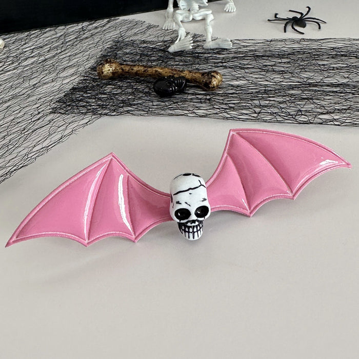 Wholesale New Halloween Headdress Dark Series Funny Pumpkin Single Eye Devil Bat Wings Side Hairpin Hairpin