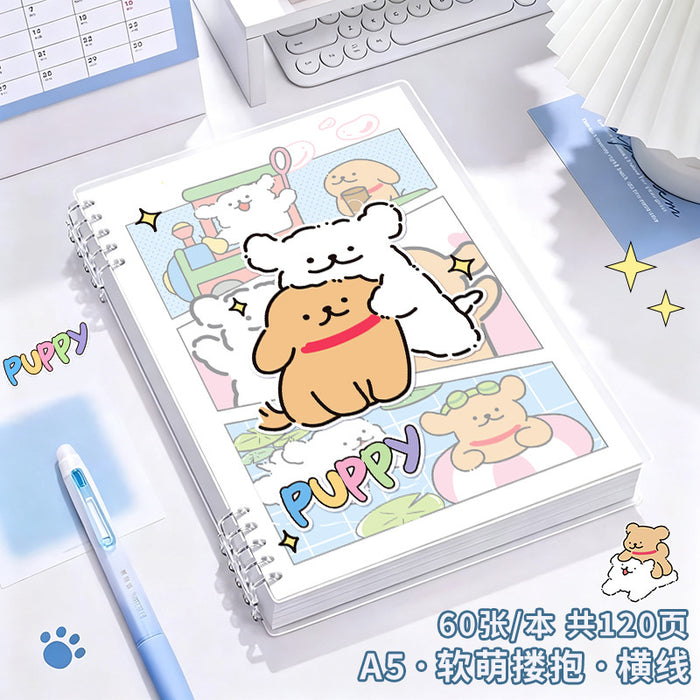 Wholesale Cute Style A5 Loose Leaf Notebook 60 Sheets PP Cover MOQ≥2
