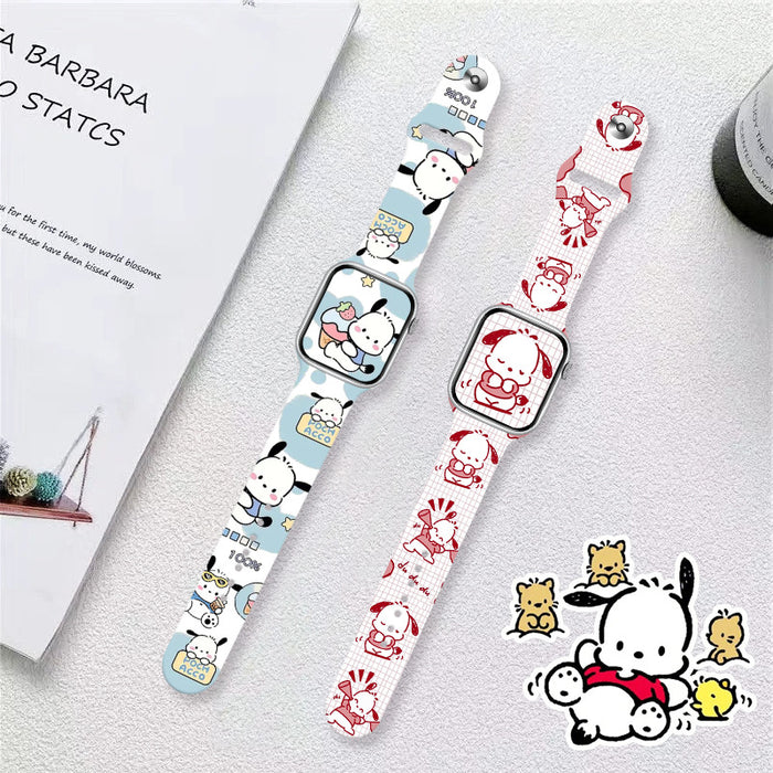 Wholesale Cartoon Silicone Strap Suitable for Apple Watch Strap (S) JDC-WD-NuoQi002