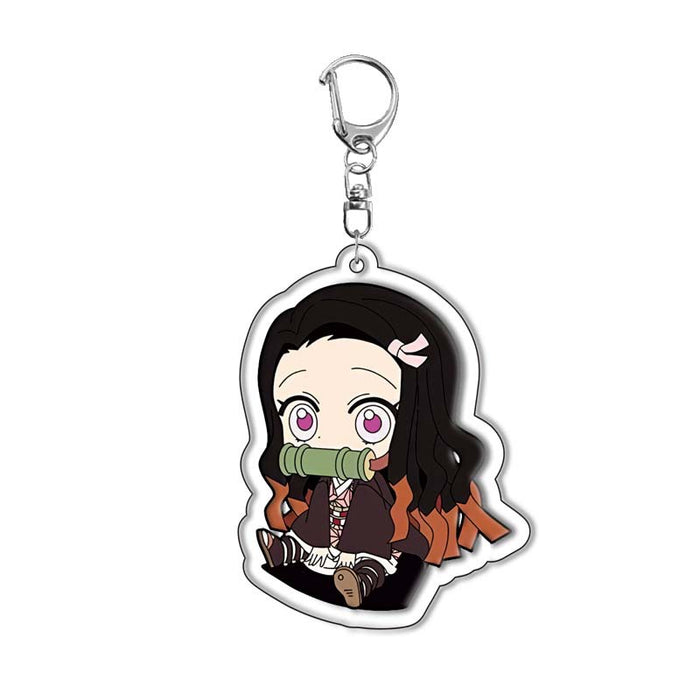 Wholesale Anime character acrylic keychain pendant