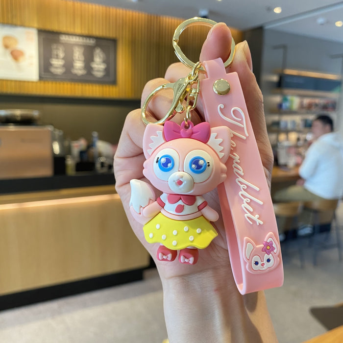 Wholesale Cartoon Silicone Doll Keychain JDC-KC-MingT116