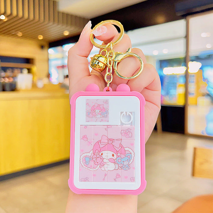 Wholesale Cartoon Handheld Jigsaw Puzzle Game Keychain JDC-KC-KuM013