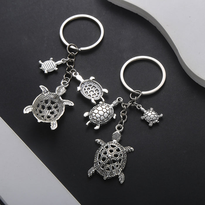 Wholesale Turtle Alloy Keychain JDC-KC-LuNeng009