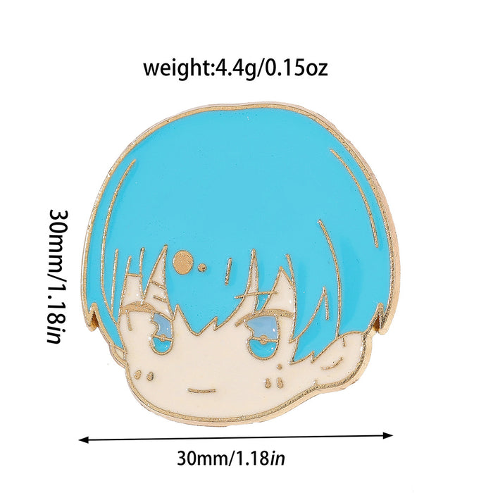 Wholesale Trendy Anime Cartoon Metal Brooch Pin Decorative Accent For Women