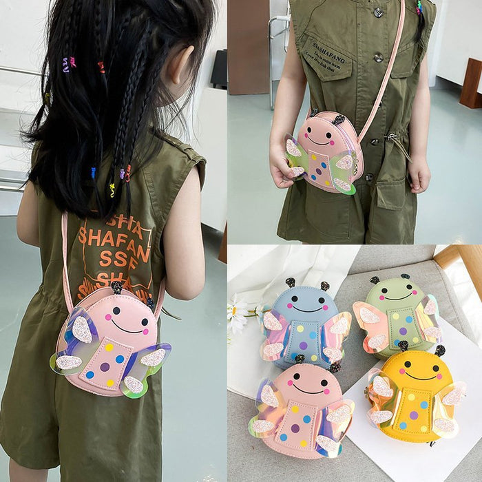 Wholesale  children's bag cute little bee girl shoulder messenger bag cartoon baby girl change small bag