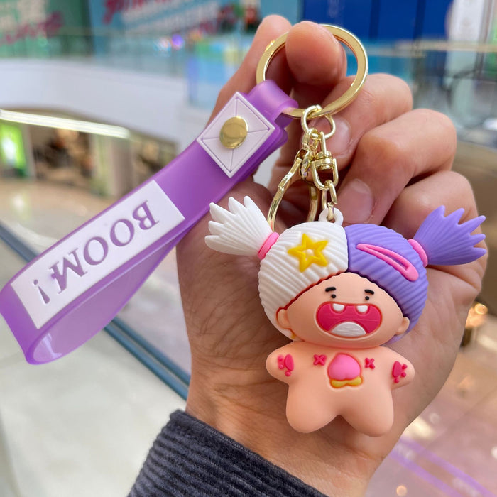 Wholesale Keychain Cute Doll Backpack Pendant Car Keychain Pendant