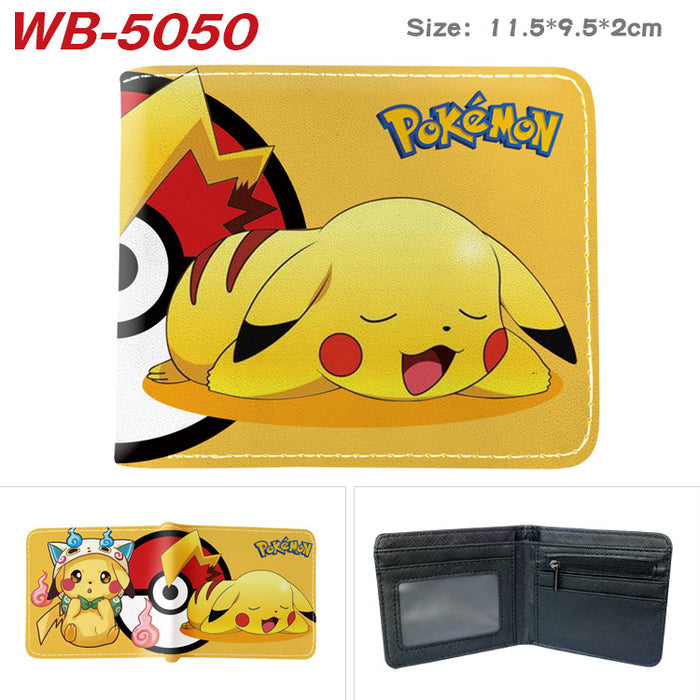 Wholesale Cute Anime Elf Pattern PU Bifold Wallet Short Card Holder Coin Purse Everyday Chic Fashion Accessory