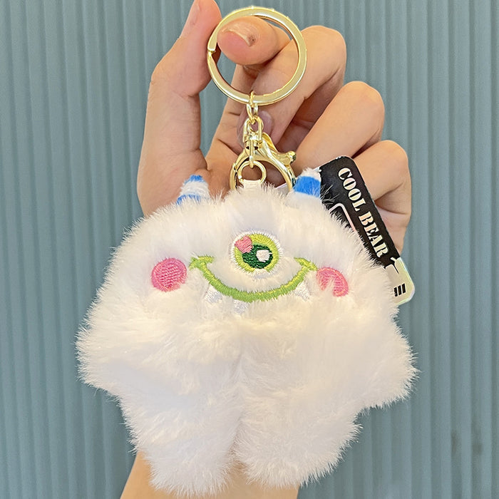 Wholesale  Plush Keychain Doll Bag Charm Cute Cartoon Keychain